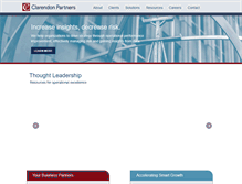 Tablet Screenshot of clarendonptrs.com